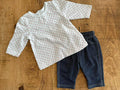 Baby Girl First Size George Jeggings White Red Spotty Long Sleeve Outfit (29 02)
