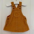 Baby Girl 0-3 months Next Mustard Corduroy Pinafore Dress (49 32)