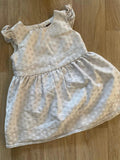 Baby Girl 0-3 months Mini Club Collectables Spotted Party Smart Dress