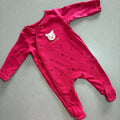 Baby Boy Girl Unisex 1 month 4.5 kg Mothercare Red Little Deer Babygrow (33 01)