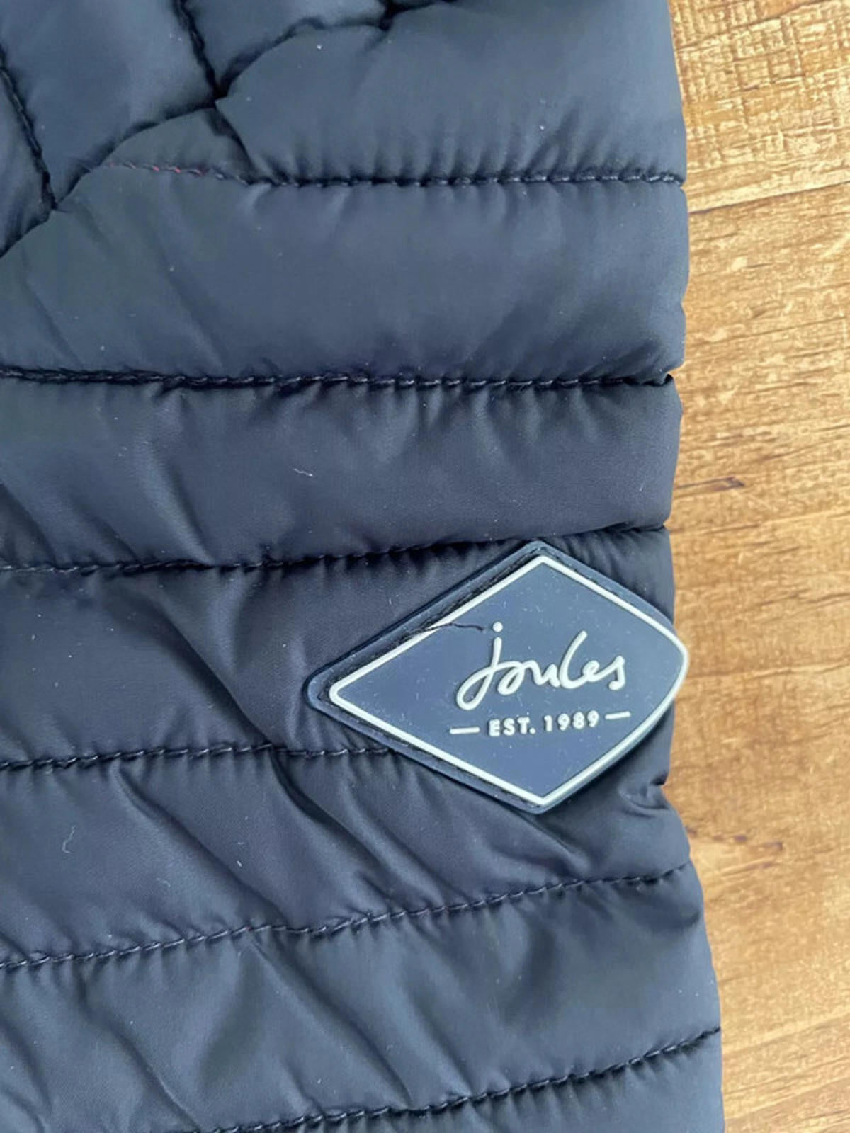 Baby Boy 12 months Joules Cairn Showerproof Recycled Blue Quilted Coat (25 05)