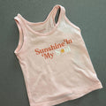 Baby Girl 6-9 months Primark Sunshine In My Soul Vest Top (52 26)