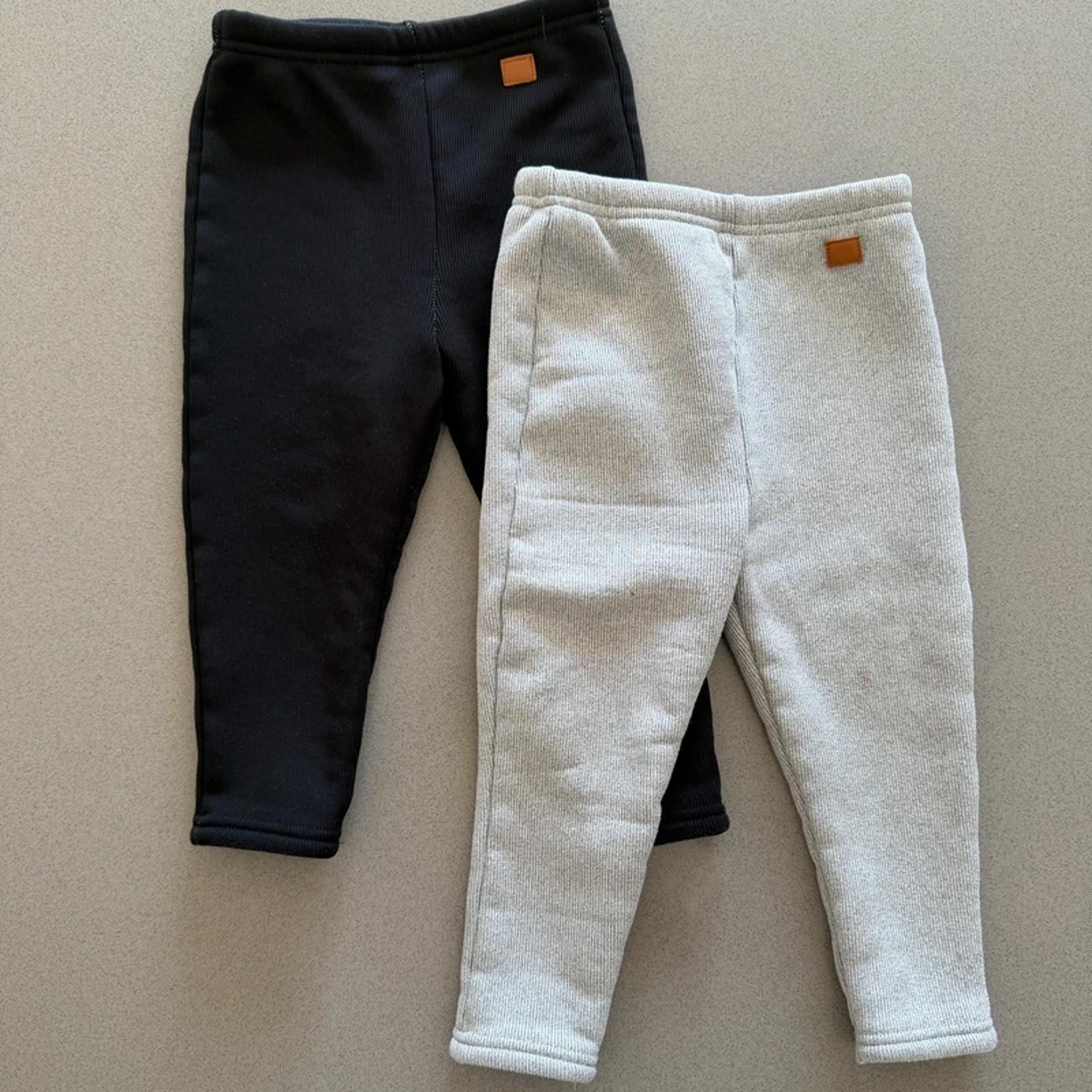 Baby Girl 18-24 months Shein 2 Pairs Straight leg Joggers Trousers (58 03)