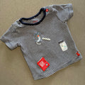 Baby Boy Newborn 4.5 kg Joules Striped Bug Hunting T-shirt (25 21)
