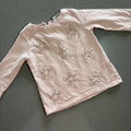 Baby Girl 3-6 months Next Pink Long Sleeve Sequin T-shirt (31 10)
