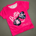 Baby Girl 9-12 months Shein Pink Pretty and Smart Short Sleeve T-shirt (60 22)