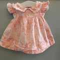 Baby Girl 0-3 months Cynthia Rowley Pink Bunny Lined Smart Dress (41 19)