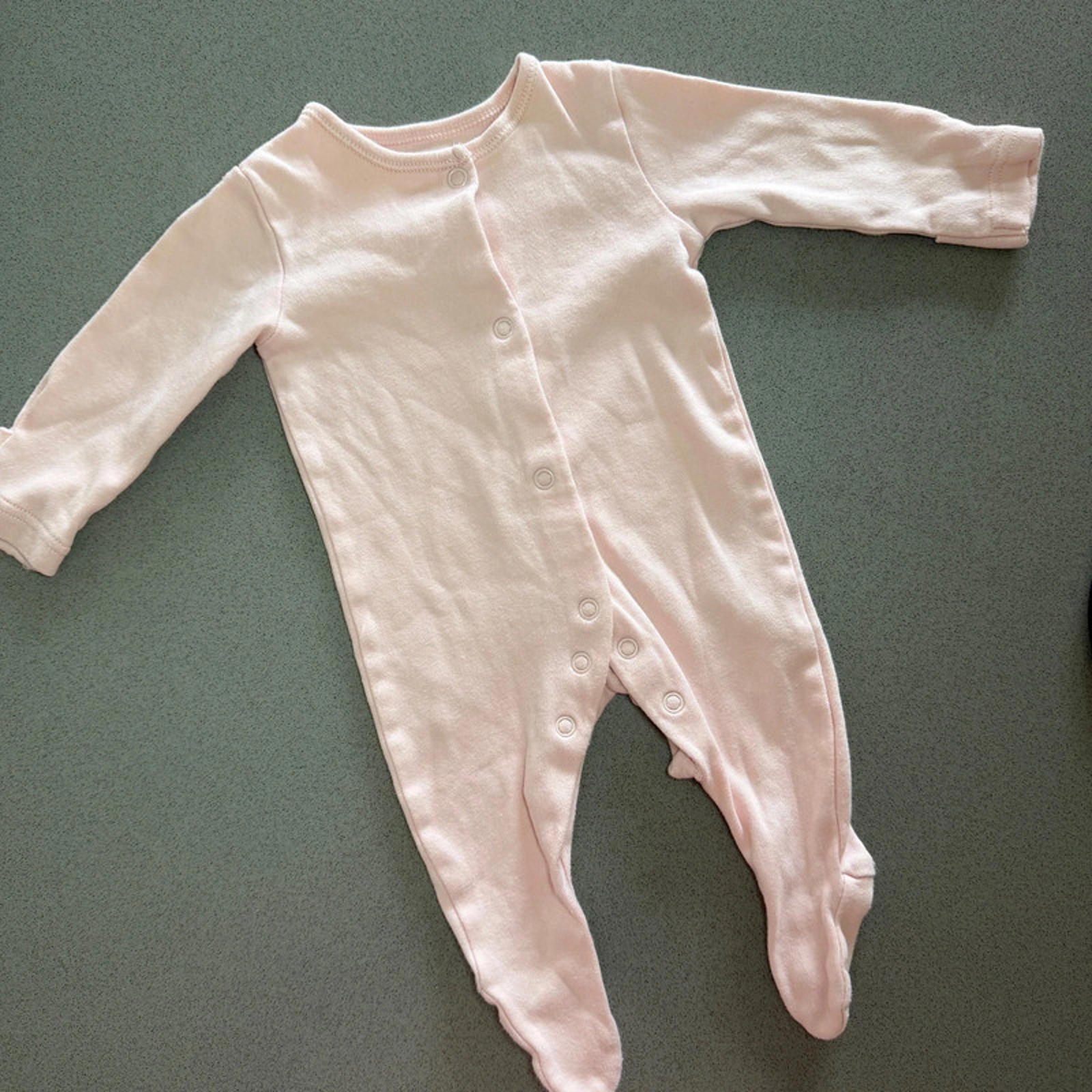 Baby Girl First Size 4.1 kg George Pink Sleepsuit Babygrow (56 13)