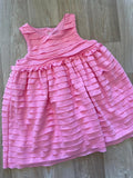 Baby Girl 12-18 months Mayoral Pink Layered Sleeveless Dress Fully Lined (29 09)
