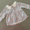 Baby Girl 0-3 months Mothercare Floral Collared Long Sleeve Tunic (27 23)