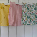 Baby Girl 3-6 months F&F Set 3 Summer Tops Giraffe Animals (56 30)