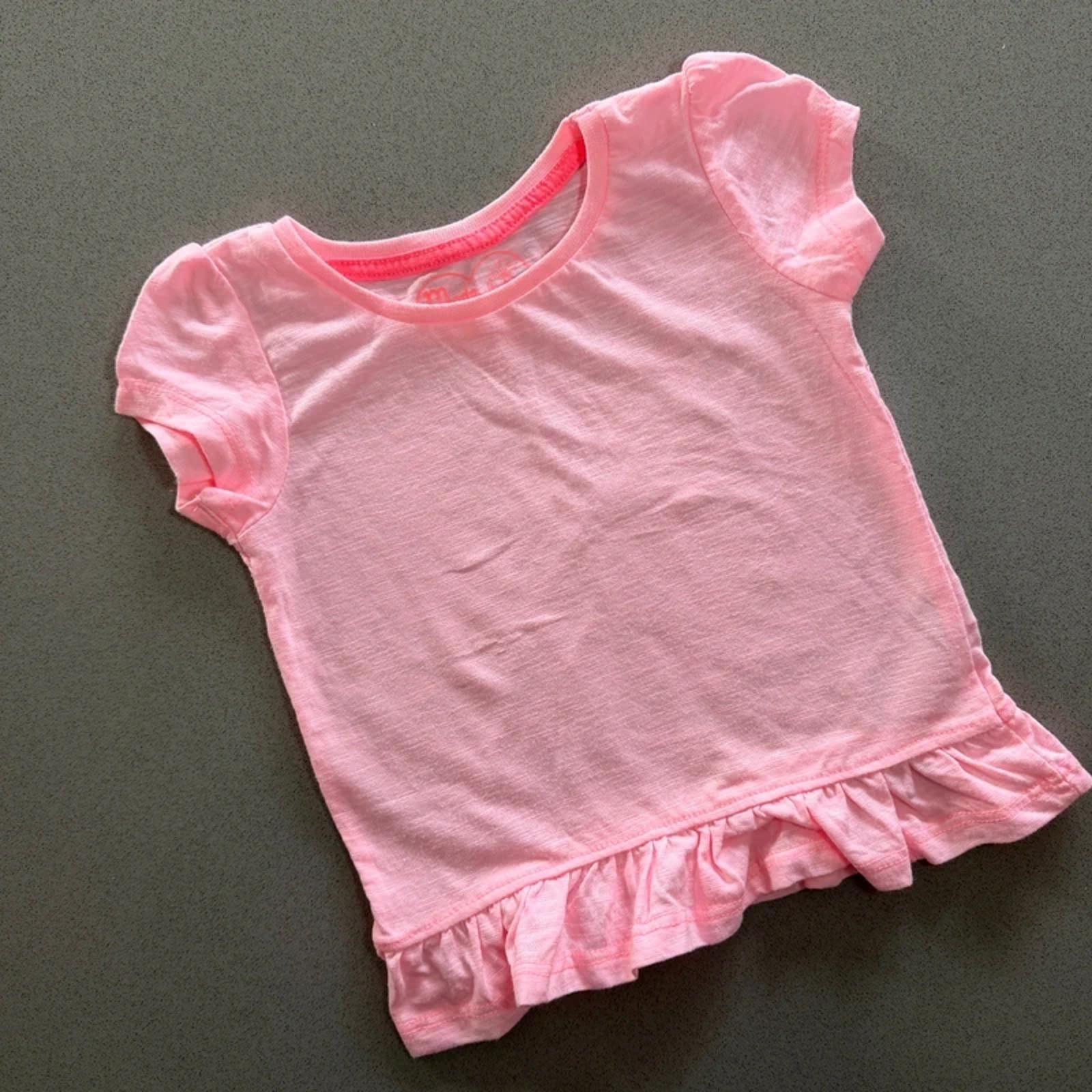 Baby Girl 18-24 months Young Dimension Pink Short Sleeve T-shirt (20 07)