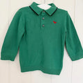 Baby Boy 9-12 months Next Sp Knitted Long Sleeve Collared Polo Shirt (58 09)