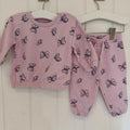 Baby Girl 3-6 months Primark Lilac Butterfly 2 piece Tracksuit Outfit (57 20)