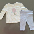 Baby Girl 0-3 months TU Enjoy the Little Things 2 Piece Outfit (60 65)