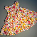 Baby Girl 12-18 months F&F Sleeveless Floral Lined Collared Dress (43 27)