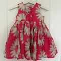 Baby Girl 3-6 months Next Pink Floral Sleevless Smart Dress (28 25)