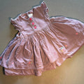 Baby Girl 3-6 months mamas & papas lilac corduroy embroidered dress (60 02)