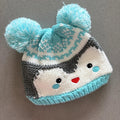 Baby Boy Girl Unisex 0-6 months Lily & Dan Winter Bobble Hat Penguin (46 14)