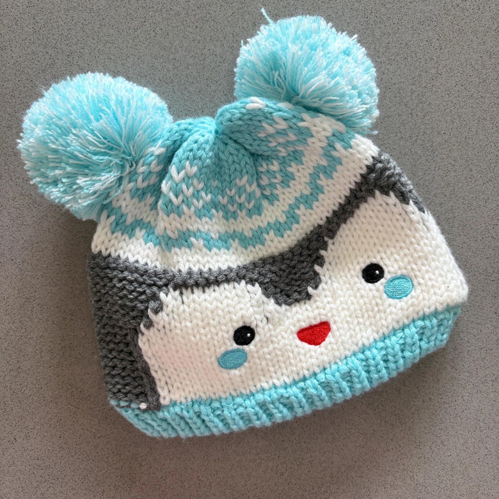 Baby Boy Girl Unisex 0-6 months Lily & Dan Winter Bobble Hat Penguin (46 14)