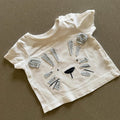Baby Boy First Size 3.4 kg Next White applique lion t-shirt (18 15)