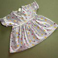 Baby Girl 3-6 months Next Lilac Short Sleeve Fruit Dress (21 33)
