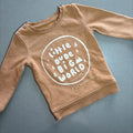 Boy age 3-4 years George Beige Little Dude Big World Pullover Sweatshirt (37 35)