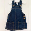 Baby Girl 9-12 months Next Blue Denim Pinafore Dress (60 06)