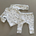 Baby Boy 0-3 months George 2 Piece Grey Elephant Long Sleeve Outfit (22 21)