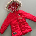 Baby Birl 18-24 months Disney Minnie Mouse Red Winter Coat Anorak (53 15)