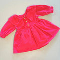 Baby Girl 0-3 months George Bright Red Needlecord Dress Collar (50 04)