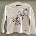 Baby Girl 9-12 months Marks and Spencer Long Sleeve Blue Bird T-shirt (56 05)