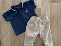 Baby Boy 0-3 months Marks and Spencer Chino Trousers & Polo Shirt Set (33 19)