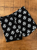 Baby Boy 0-3 months Primark Lightweight Black Football Cotton Shorts (41 33)