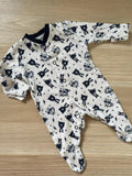 Baby Boy Newborn 7.5lb Primark Bear Themed Babygrow (39 30)