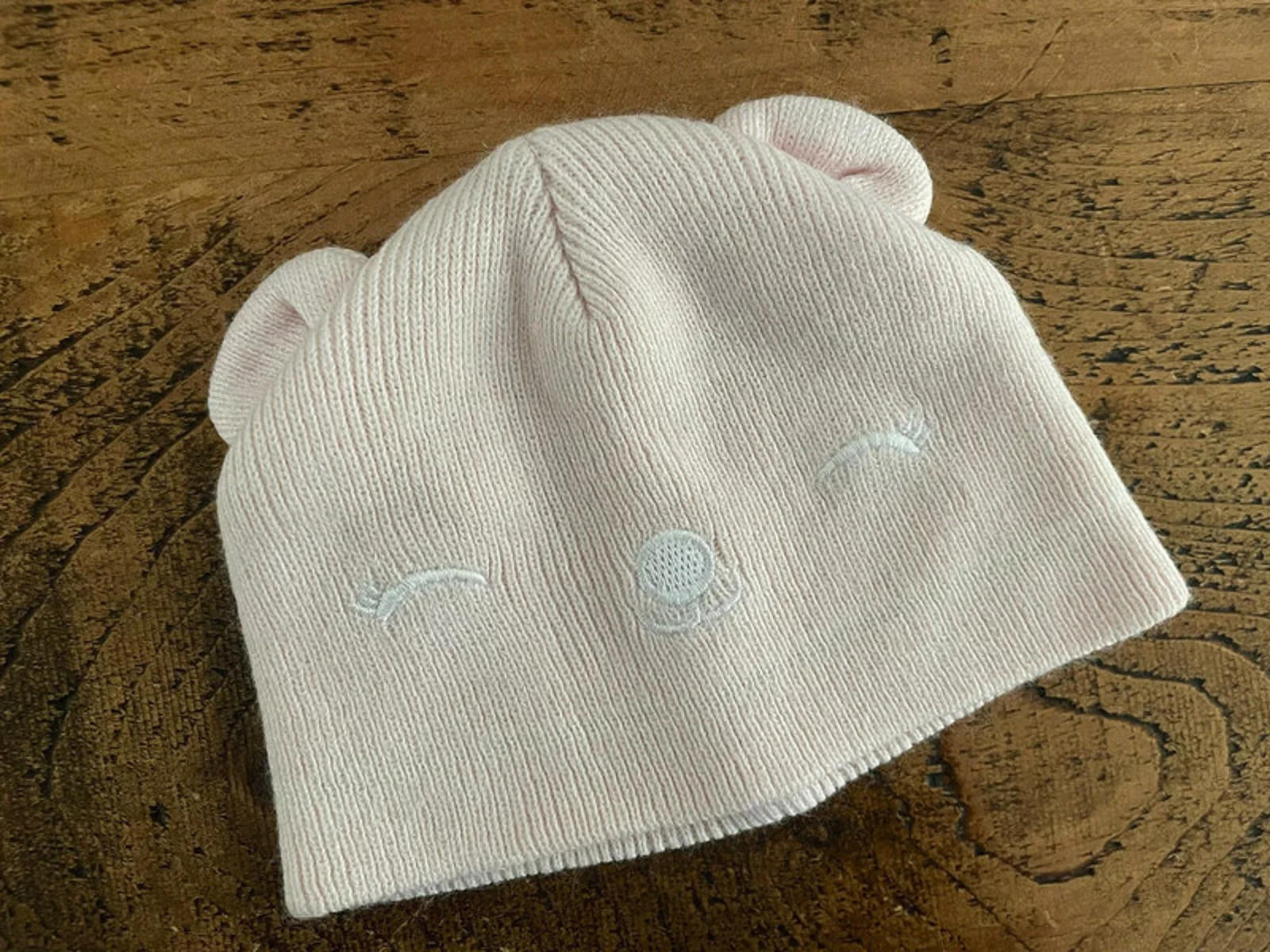 Baby Girl 0-3 months Primark Cute Pink Animal Hat (46 20)