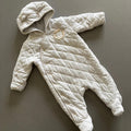 Baby Boy Girl Unisex 3-6 months Mothercare Hooded Pramsuit  All in One (44 23)