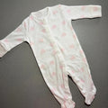 Baby Girl 1 Month 4.5 kg Matalan White Heart So Loved Sleepsuit Babygrow (42 13)