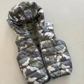 Boy 5-6 years F&F Reversible Green Camouflage Gilet Bodywarmer Hooded (51 30)