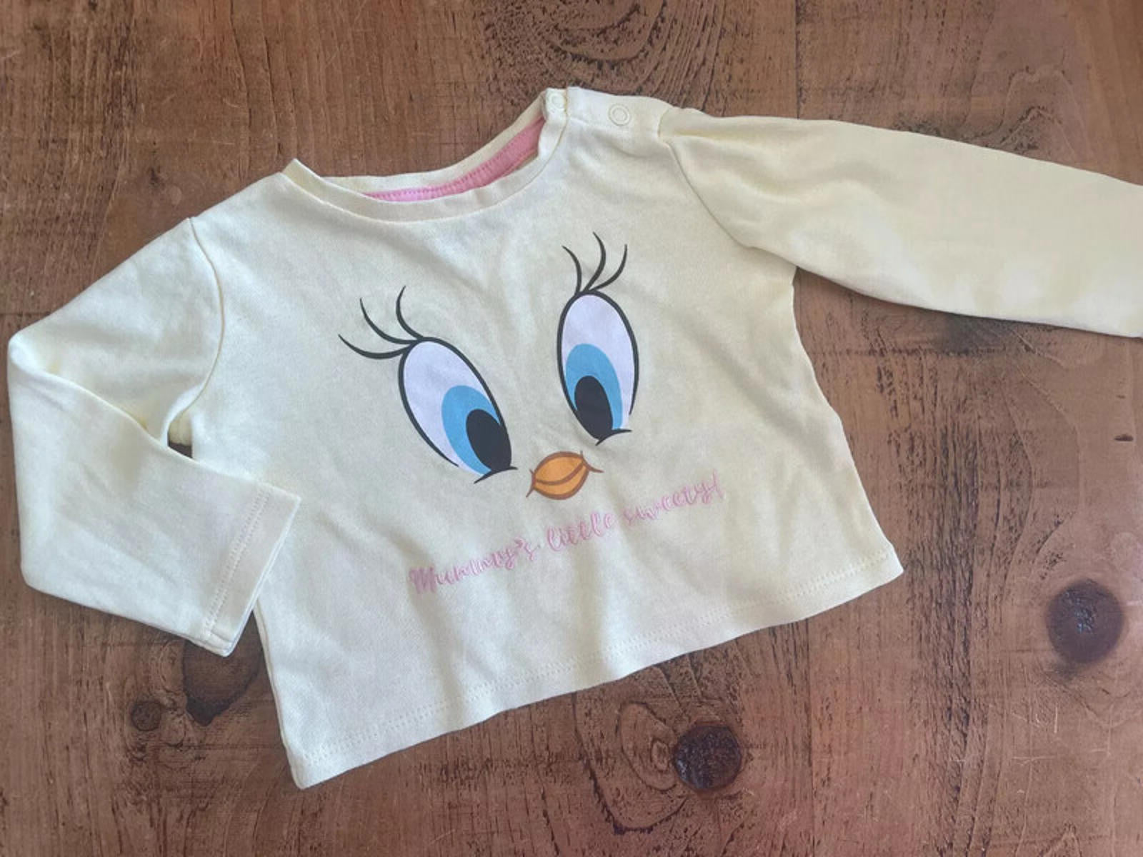 Baby Girl 3-6 months Pep&Co Yellow Tweetie Pie  T-Shirt (53 29)