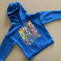 Boy age 6-7 years Marvel Primark Blue Hoodie Superhero (17 09)