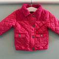 Baby Girl 9-12 months Next Pink Quilted Collared Jacket Coat (32 05)