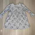Baby Girl 6-9 months Disney Bambi Long Sleeve Ribbed Dress (51 31)