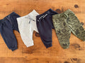 Baby Boy 3-6 months F&F 4 Pairs Soft Trousers Joggers Blue Grey Green (31 23)