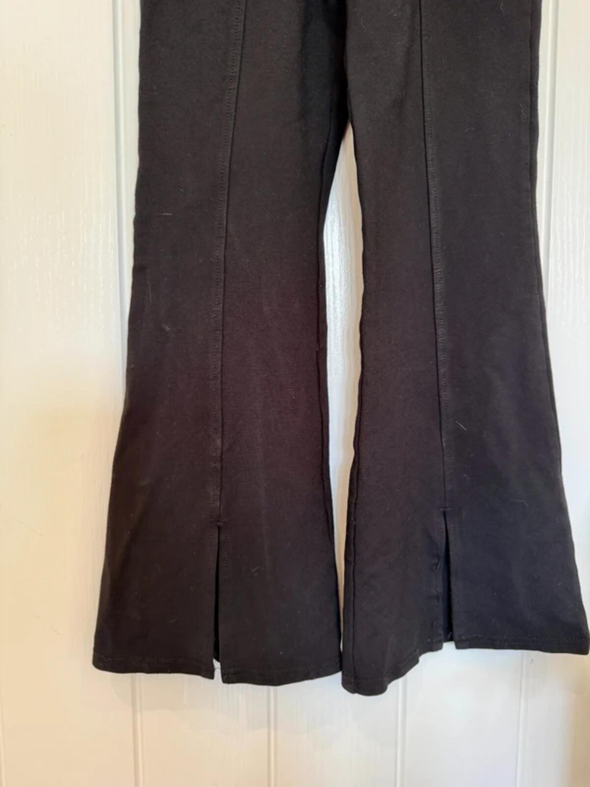 Girl age 11-12 years River Island Black Wide Leg Pull On Trousers (48 18)