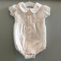 Baby Girl 18 months Fruit de ma Passion White Smocked Romper Christening Formal (37 20)