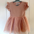 Baby Girl 18-24 months Primark Pink Tulle Short Sleeve Dress (25 33)