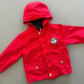Boy age 3 years Size 100 Red Mickey Mouse Disney Hooded Coat Jacket (18 28)