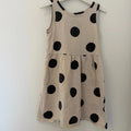 Girl age 6-8 years H&M Beige Spotted Jersey Sun Dress (56 08)