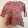 Baby Girl 6-9 months John Lewis Pink Spotted Long Sleeve Dress (45 16)